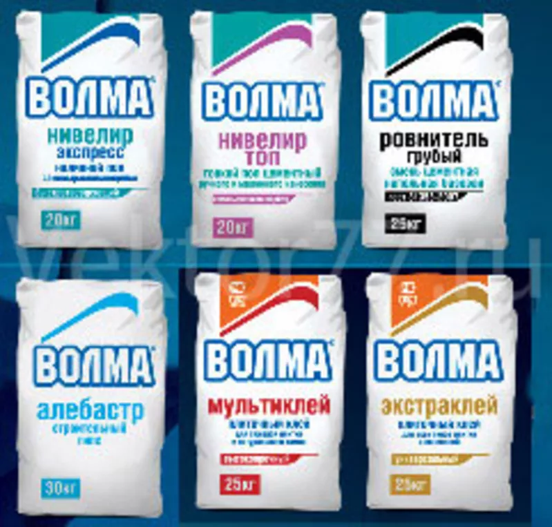 Сухие смеси Волма,  штукатурки,  клея,  полы.  Купить по низкой цене  2