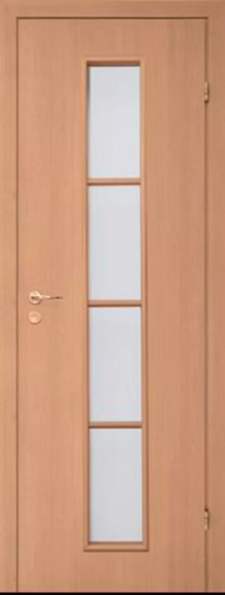 Ламинированная дверь беленый дуб 4с
